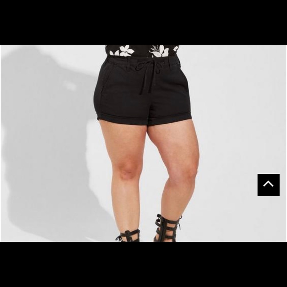 - NWT black shorts cotton and spandex